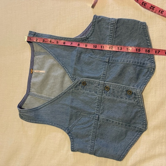 Free People Scout Denim Vest - Picture 5 of 9